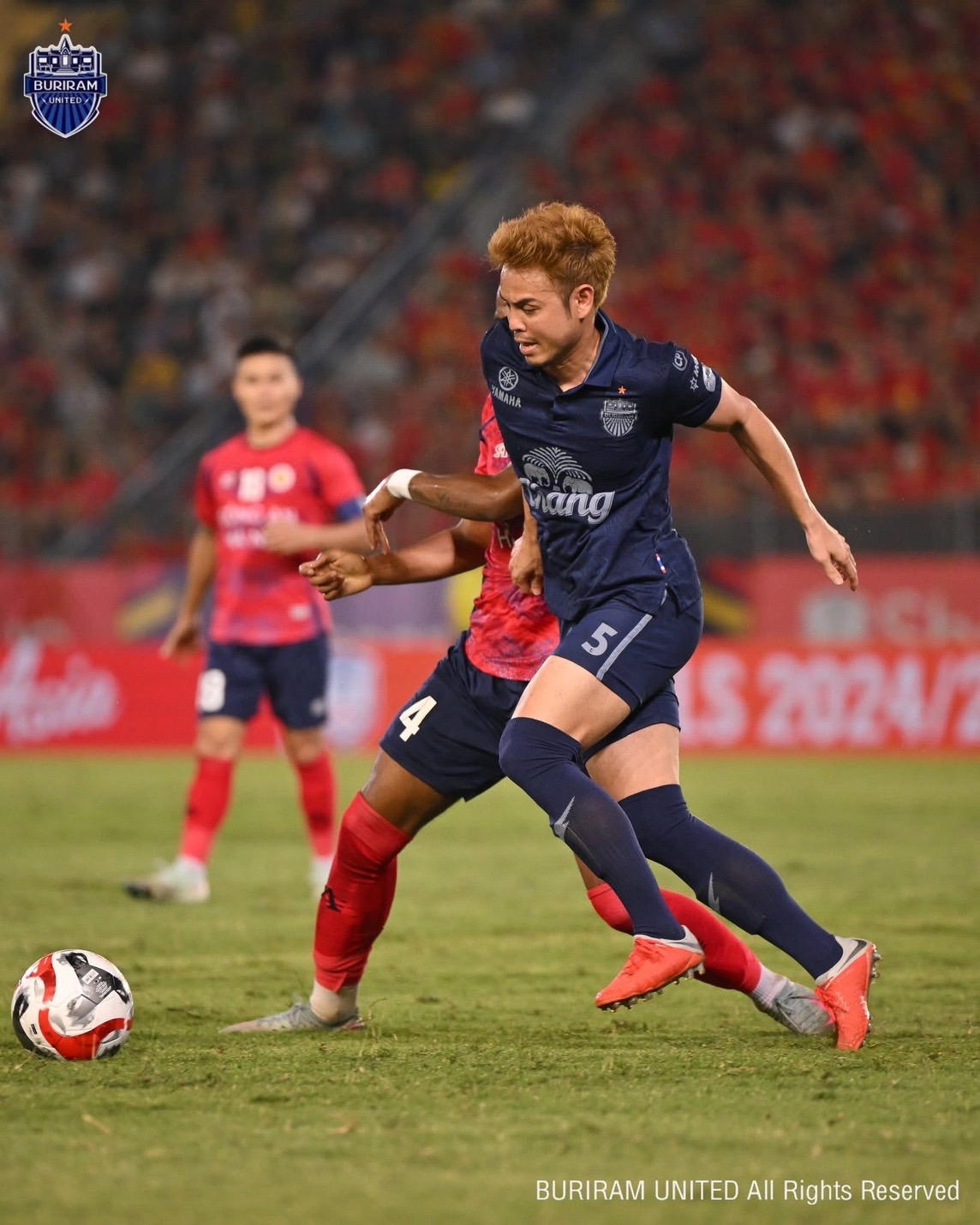 บุรีรัมย์ บุกเจ๊า กง อันห์ ฮานอย  2-2 นัดชิงฯ Shopee Cup เลกแรก