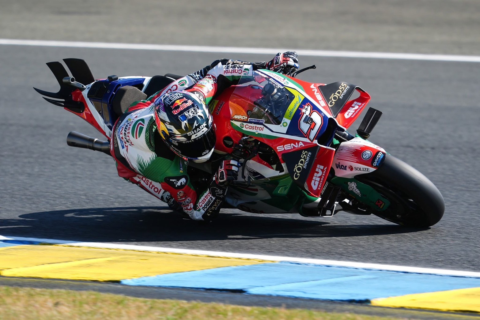 ฮอนด้า พัฒนาก้าวกระโดด ซาร์โก ควบ Honda RC213V เร็วสุดวันแรก โมโตจีพี เลอมองส์